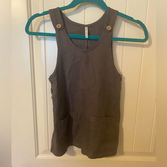 Rylee + Cru Other - Rylee + Cru Girl’s Green Overall Dress - 4-5 Y
